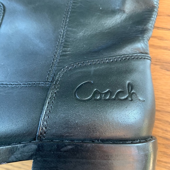 Coach Joele Leather Riding Boots - Picture 2 of 6
